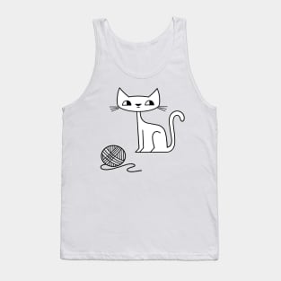 Cat. Yarn. Mischief. Tank Top